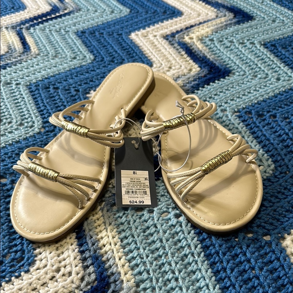 Women's Cream Sandals